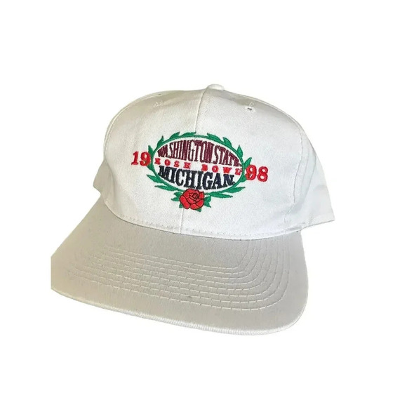 Calfornia Headwear Washington State 1998 Rose Bowl Michigan Baseball Cap - Picture 1 of 5